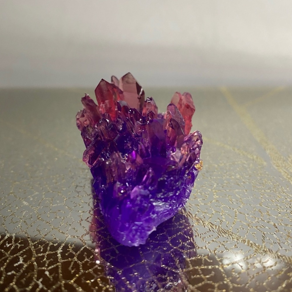 House decoration ~ Purple & pink crystal cluster decoration ππ - Picture 12 of 16